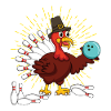 Turkey Thanksgiving Turkey Bowling