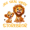 Jeg skal være storebror til to løve unger løver