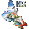 Carte à l’aquarelle Krk