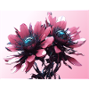 cyberpunk flowers