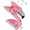 School Child, Flamingo