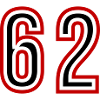 62 Number Years Jersey