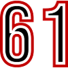 61 Number Years Jersey