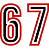 67 Number Years Jersey