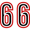 66 Number Years Jersey