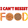 I can’t resist food