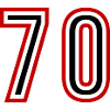 70 Number Years Leotard