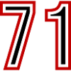 71 Number Years Jersey