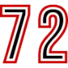 72 Number Years Jersey