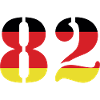 82 Numéro Jersey Allemagne