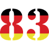 83 Numéro Jersey Allemagne