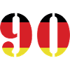 90 Numéro Jersey Allemagne
