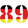 89 Numéro Jersey Allemagne