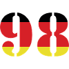 98 Numéro Jersey Allemagne