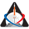 NASA Chest Logo med Måne og Raket