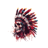 Indian Chief Skull