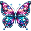 Butterfly, Diamond, Diamonds, Crystals, Crystal