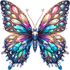 Butterfly, Diamond, Diamonds, Crystals, Crystal