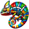 Caméléon Mondrian
