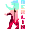 Berlin Bear Neon Silhouette