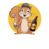 Eichkörnchen Eichhörnchen mit Korn