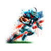 American football player