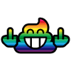 Smile Rainbow Poop with Stinkfingers