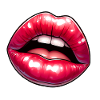 Luscious lips, kiss, valentine's day