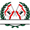 Flags Berlin laurel wreath banner