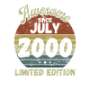 Awesome since July 2000 - Birthday