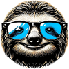 Sloth with Sunglasses