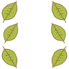 Pattern Leaf Leaves Frame Nature