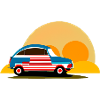 into the sunset