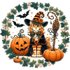 Halloween Ginger Cat
