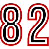 82 Number Years Jersey