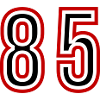 85 Number Years Jersey