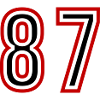 87 Number Years Leotard
