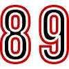89 Number Years Jersey