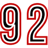92 Number Years Jersey