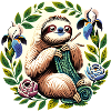 Knitting Sloth