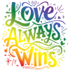 LGBTQ Pride Month - Love Always Wins