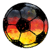 Soccer Germany - black red gold