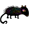 Rainbow Lint Toy