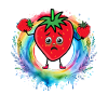 Rainbow Strawberries Strawberry Fruit Fruits