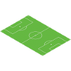 Fußball platz grünes Fußballfeld