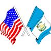 Flag USA and Flag Guatemala