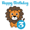 Children's birthday 3 years