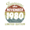 Awesome since November 1980 - Birthday