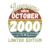 Génial depuis octobre 2000 - Anniversaire