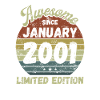 Awesome since January 2001 - Birthday